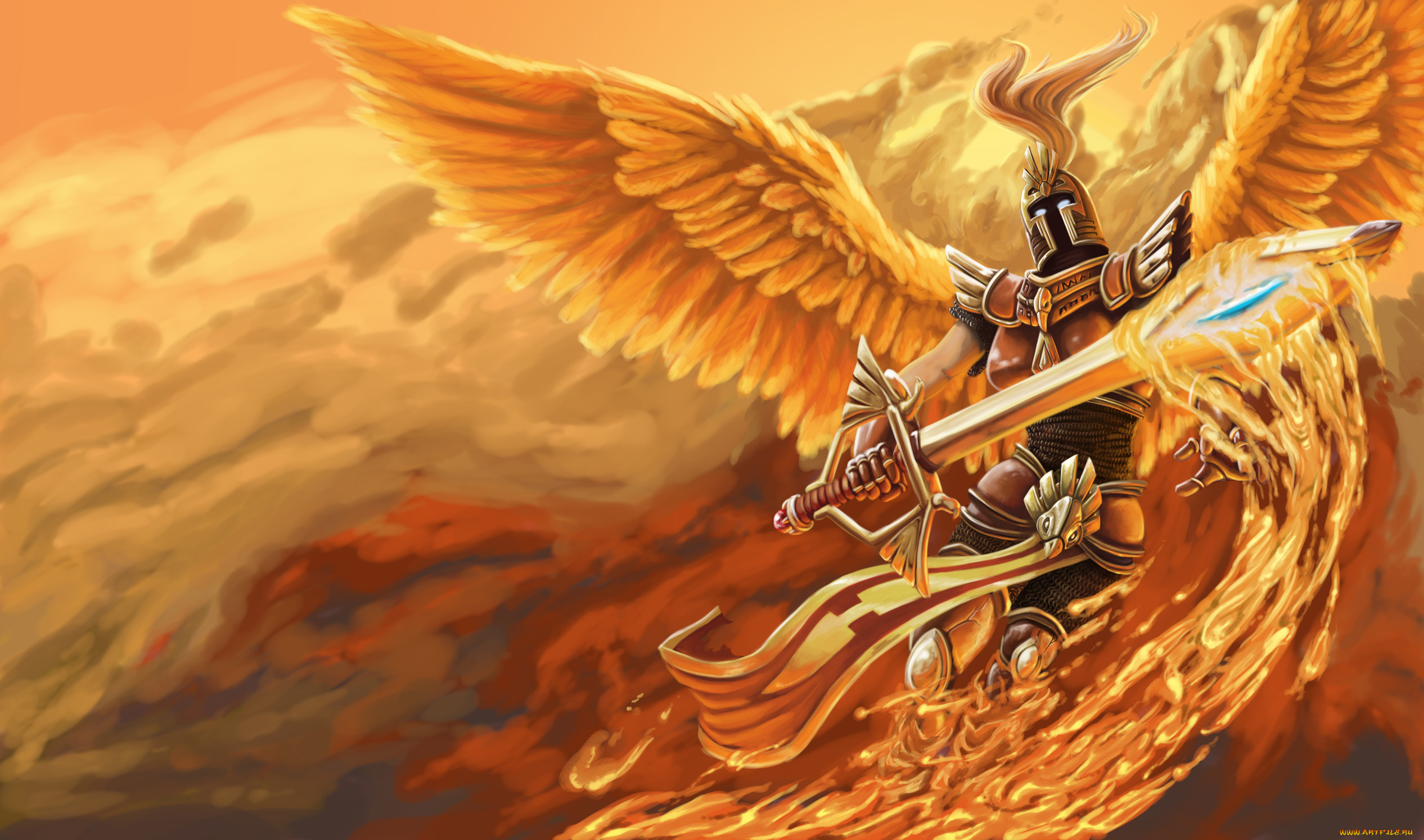  , league of legends, helmet, kayle, lol, league, of, legends, fire, wings